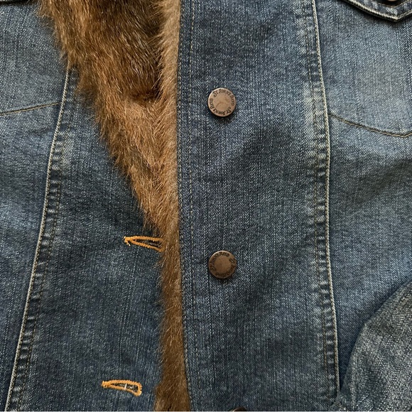 Vintage Jean Jacket With Faux Fur Lining (St. Johns Bay) | Size S - Picture 8 of 8